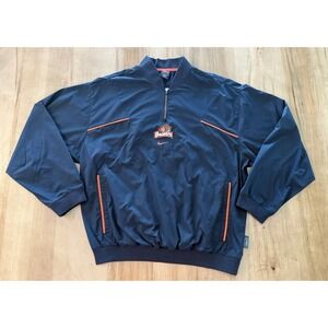 Oregon State Beavers Nike Quarter Zip Pullover Jacket Men's Medium Black